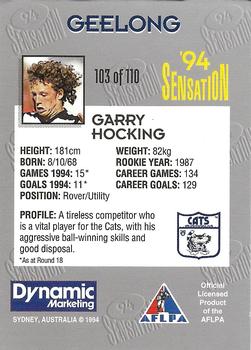 1994 AFL Sensation #103 Garry Hocking Back